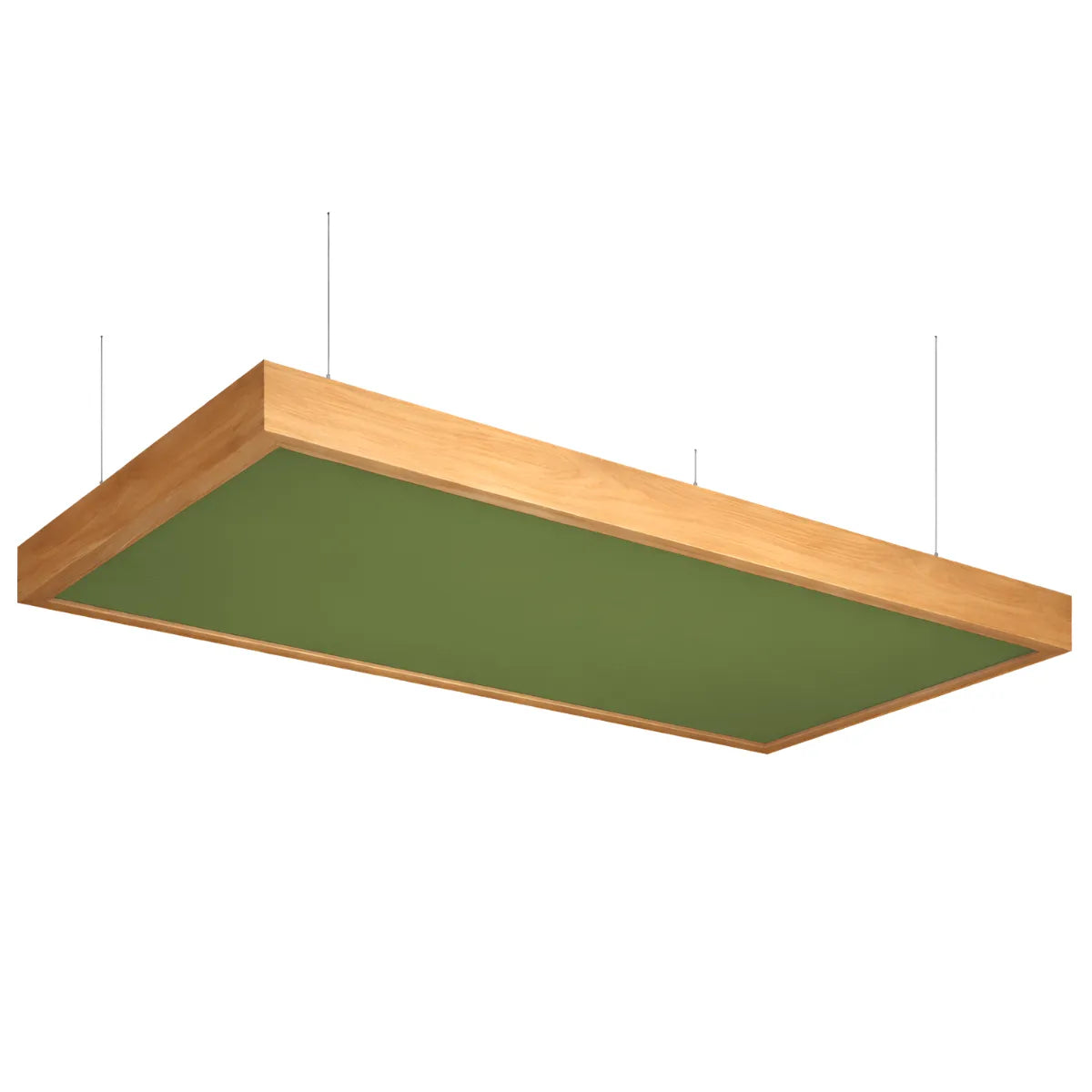 Wooden Frame Ceiling Absorption Panels [Set of 2]