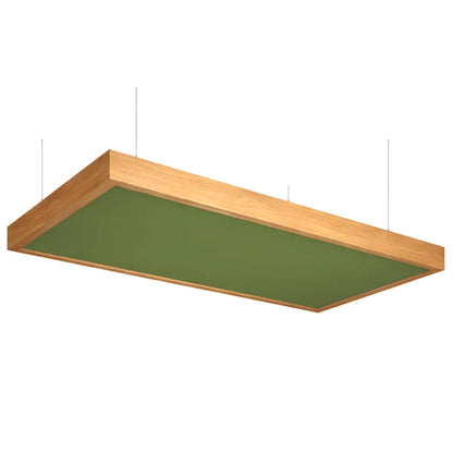 Wooden Frame Ceiling Absorption Panels [Set of 2]