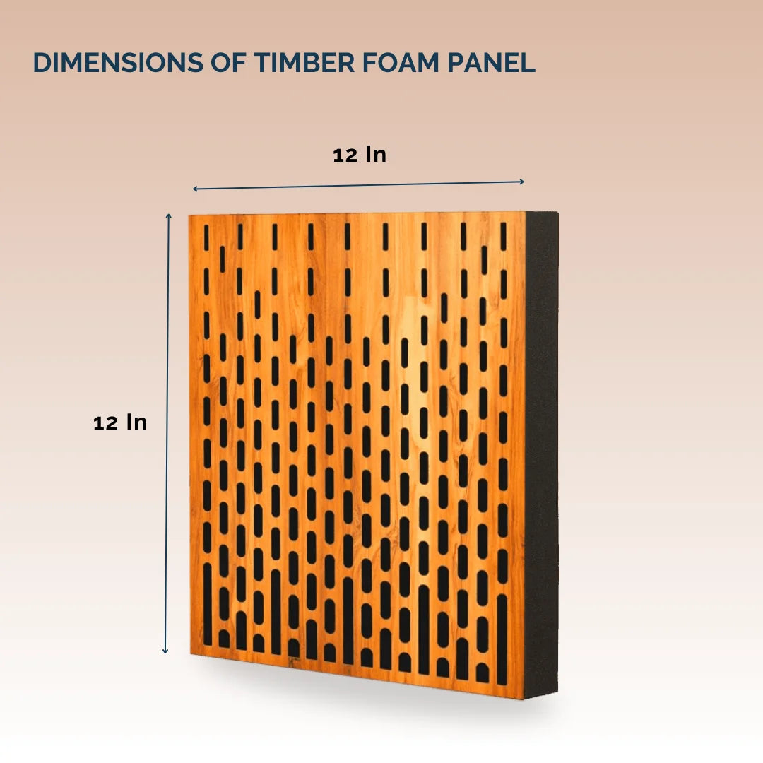 Abfuser Mini Acoustic Panels (1ft x 1ft x 2in), Set of 4