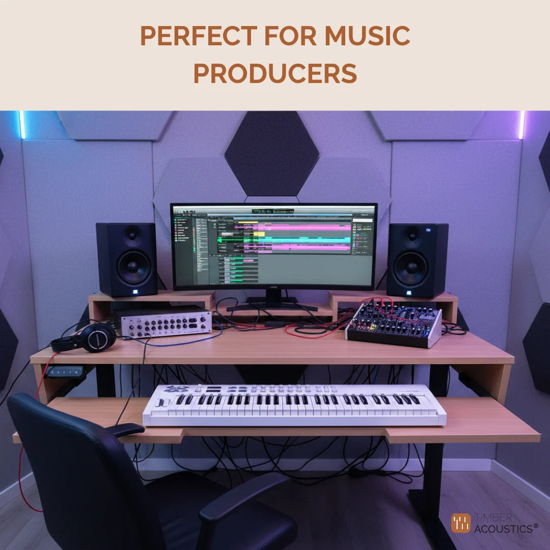 StudioPad Riser, Height Adjustable Music Production Desk