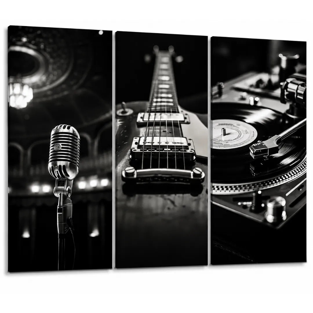 Noise Absorber Acoustic Art Wall Panels for  for Music Studio, 48”x32”