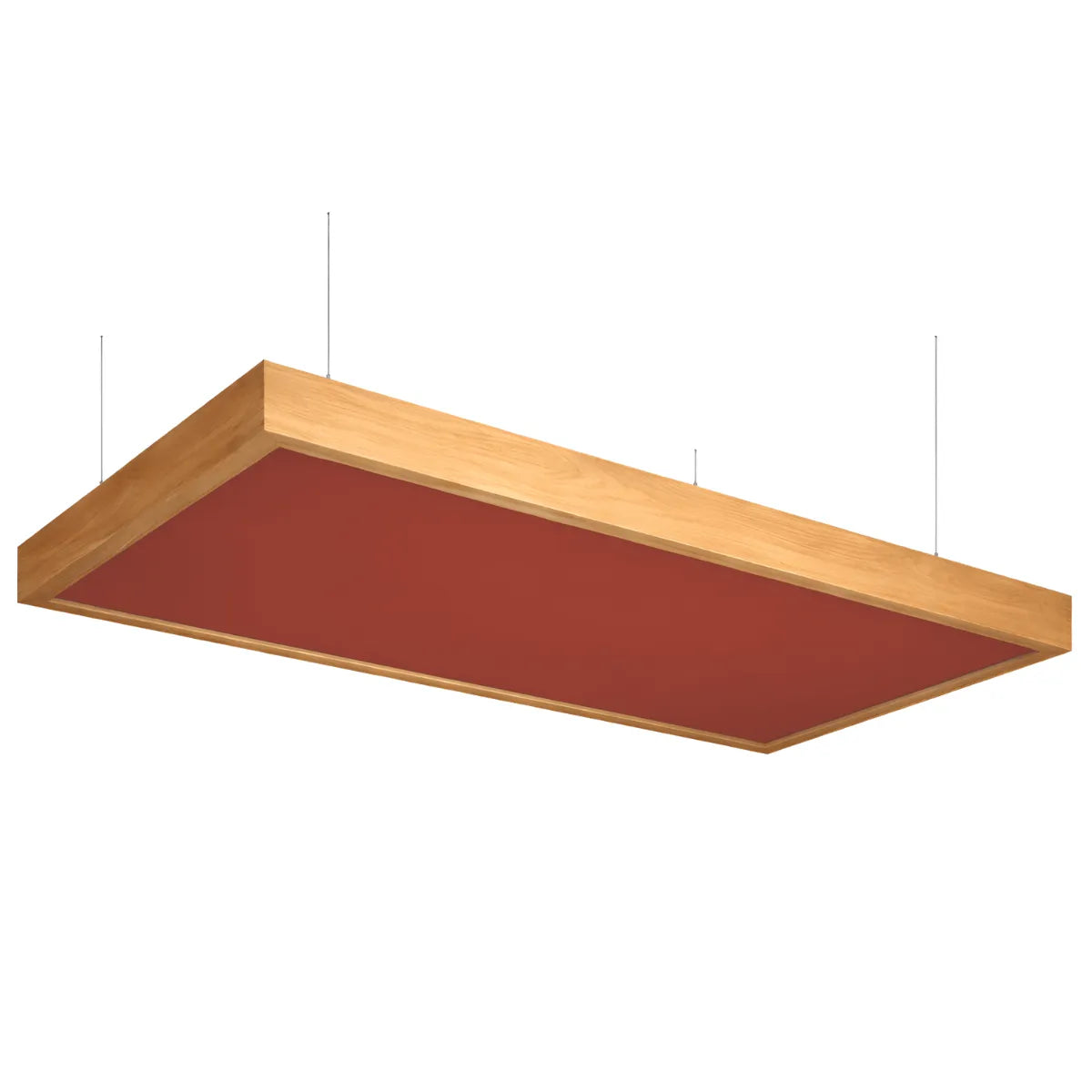 Wooden Frame Ceiling Absorption Panels [Set of 2]