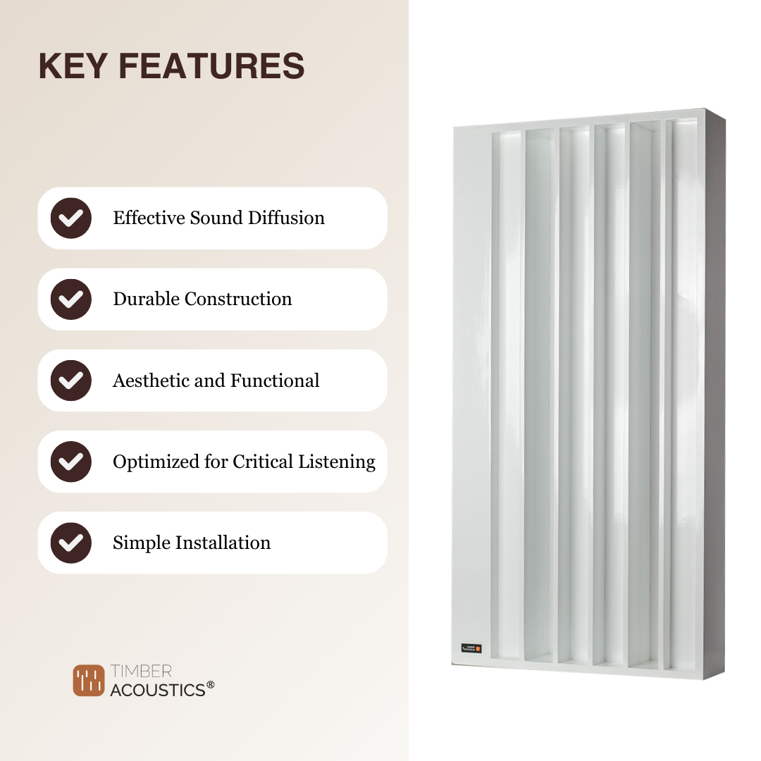 Timber Acoustics QRD Sound Diffusers