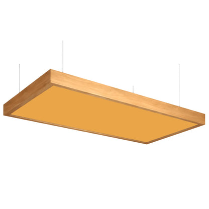 Wooden Frame Ceiling Absorption Panels [Set of 2]