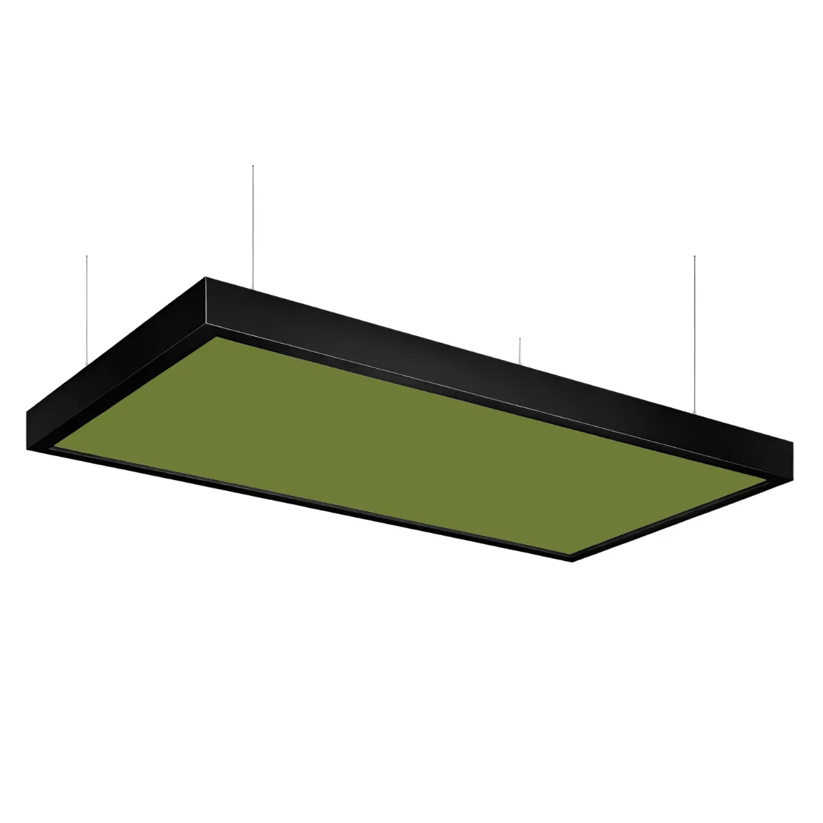 Wooden Frame Ceiling Absorption Panels [Set of 2]