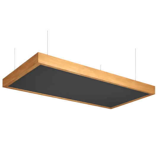 Wooden Frame Ceiling Absorption Panels [Set of 2]
