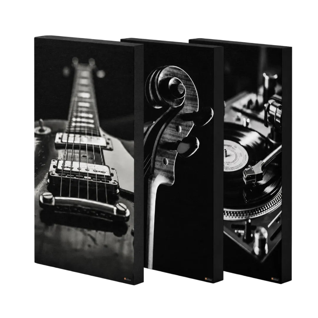 Printed Acoustic Wall Panels Set of 3