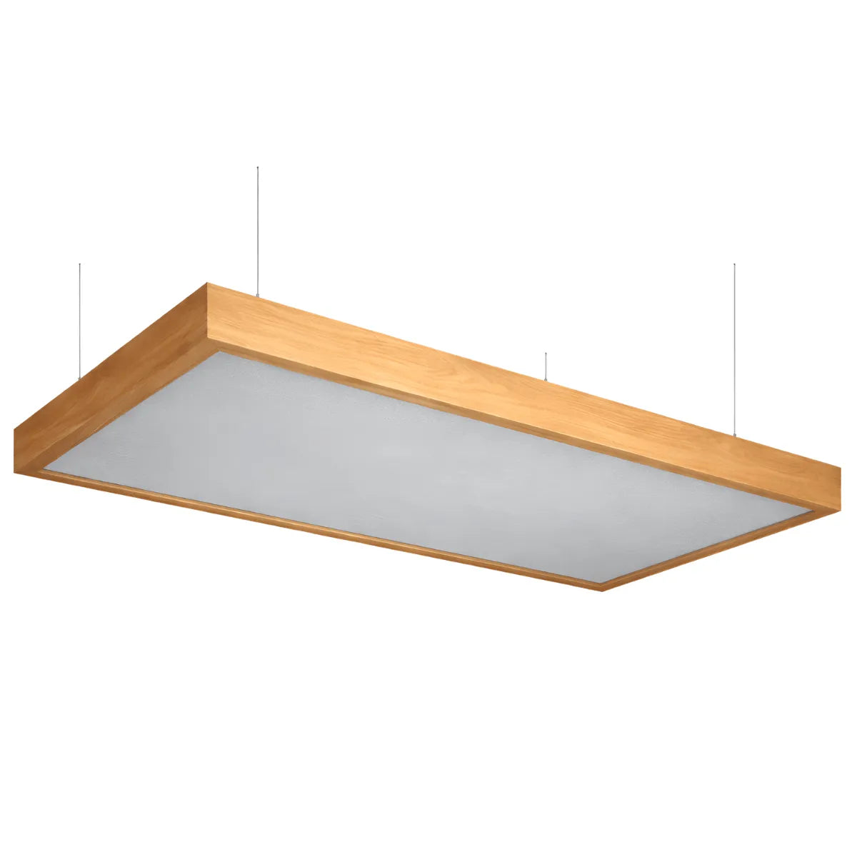 Wooden Frame Ceiling Absorption Panels [Set of 2]