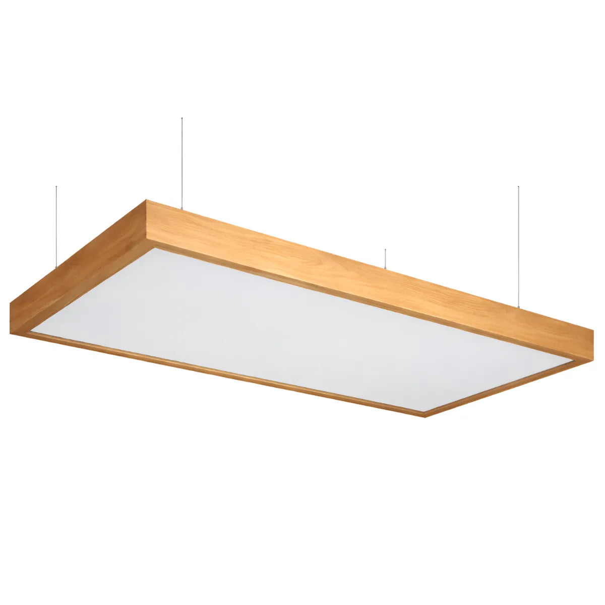 Wooden Frame Ceiling Absorption Panels [Set of 2]