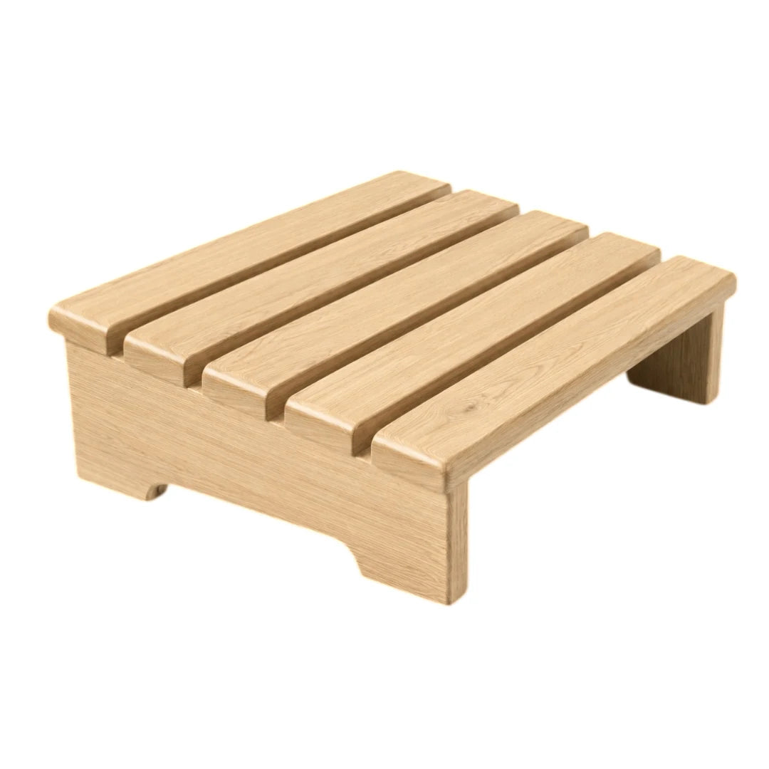 Wooden Ergonomic Foot Rest for Under Desk for Home & Office
