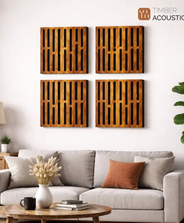 Abfuser Mini Acoustic Panels (1ft x 1ft x 2in), Set of 4