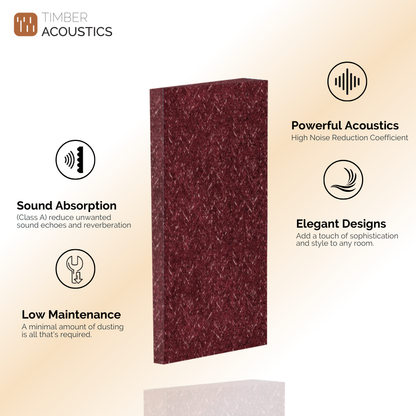 Timber Acoustics Textured Printed Art Panels For Wall