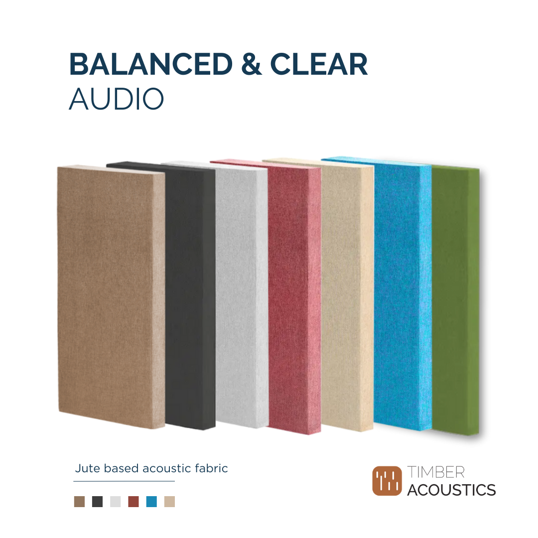 Timber Acoustics Sound Absorption Panels 2' x 4' x 2" [SET OF 2]