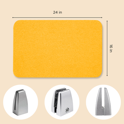 Timber Acoustics Acoustic Desk Divider (16” x 24”)