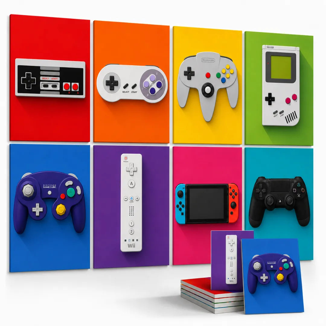 Noise Absorber Acoustic Art Wall Panels for Gaming Room, 48”x32”