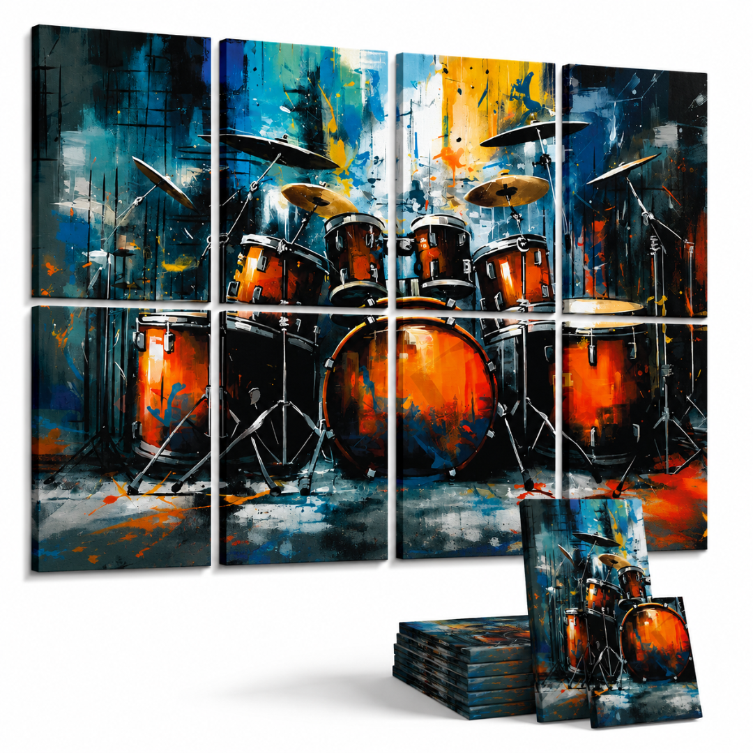 Noise Absorber Acoustic Art Wall Panels for  for Music Studio, 48”x32”