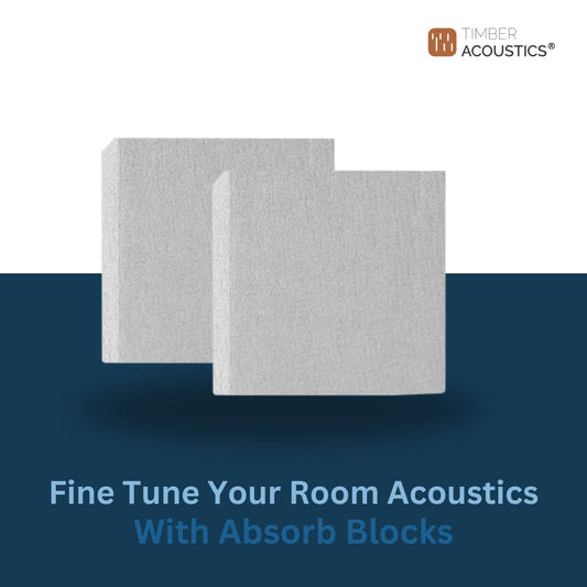 Timber Acoustics Absorb Blocks 2' x 2' x 2"  [SET OF 4]