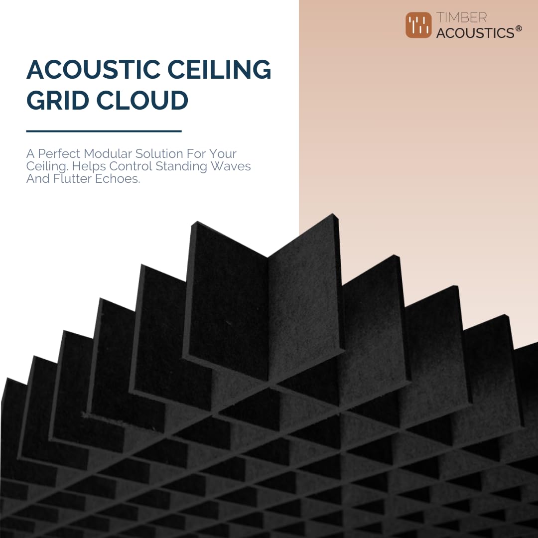Acoustic Ceiling Grid Cloud for Sound Absorption