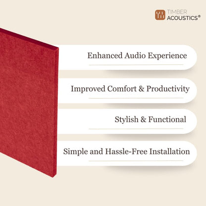 Timber Acoustics PET Soundproof Acoustic Wall Panels