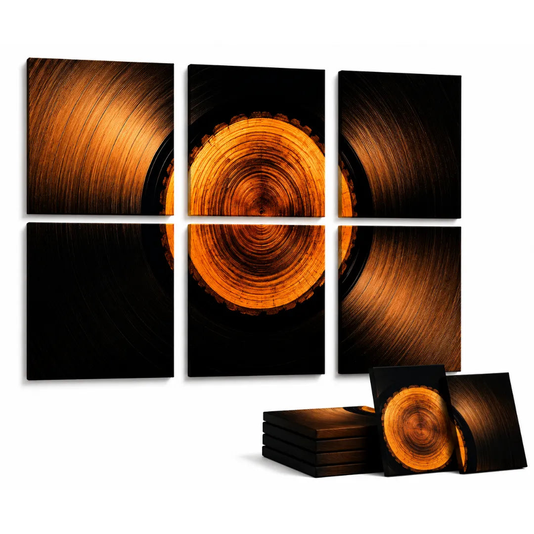Noise Absorber Acoustic Art Wall Panels for  for Music Studio, 48”x32”