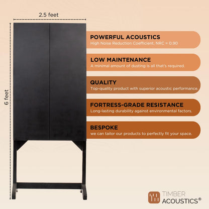 Timber Acoustics Foldable Isolation Booth