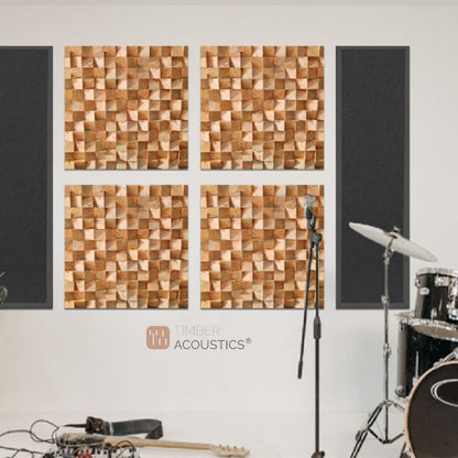 Timber Acoustics BlockFuser Diffuser (Set of 4)
