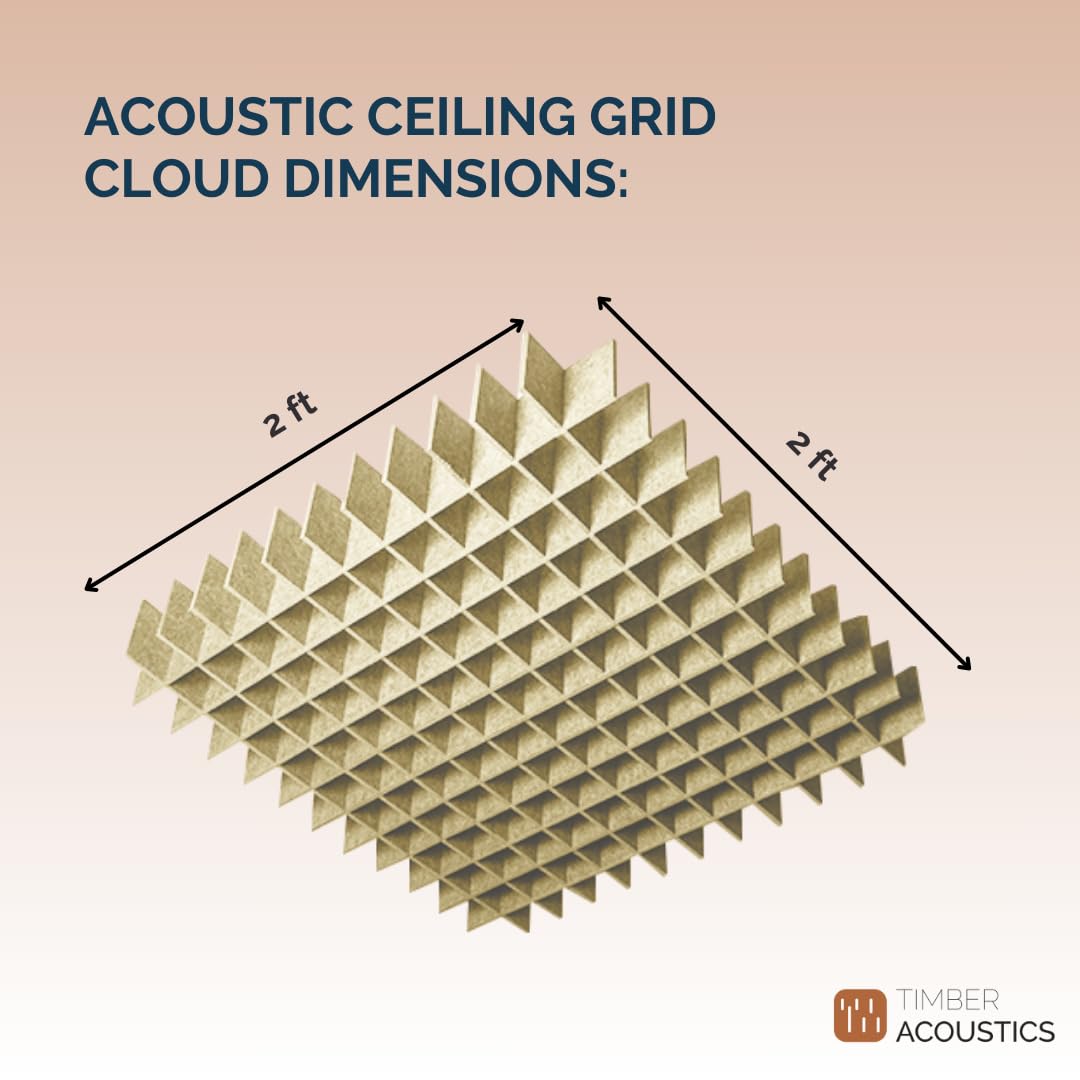 Acoustic Ceiling Grid Cloud for Sound Absorption
