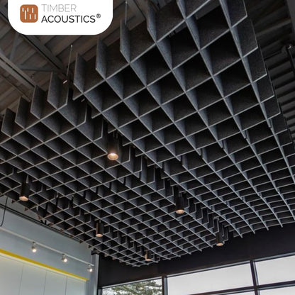 Acoustic Ceiling Grid Cloud for Sound Absorption