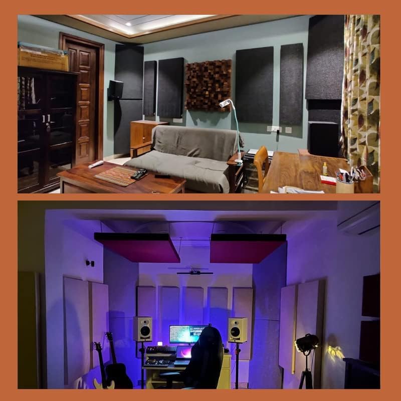 Timber Acoustics X14 Absorption Panels, 1'x4'x3" [SET OF 3]