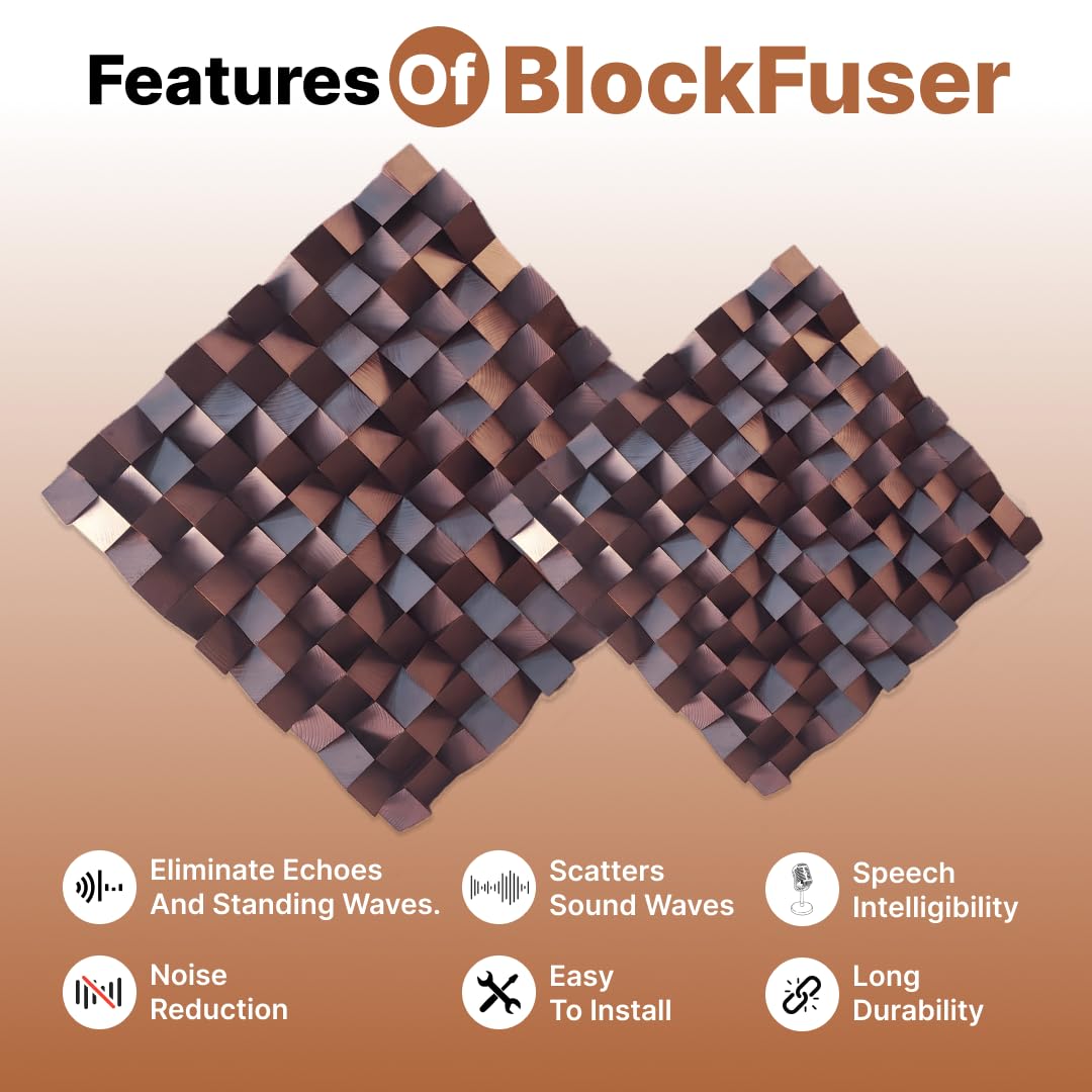 Timber Acoustics BlockFuser Diffuser (Single)