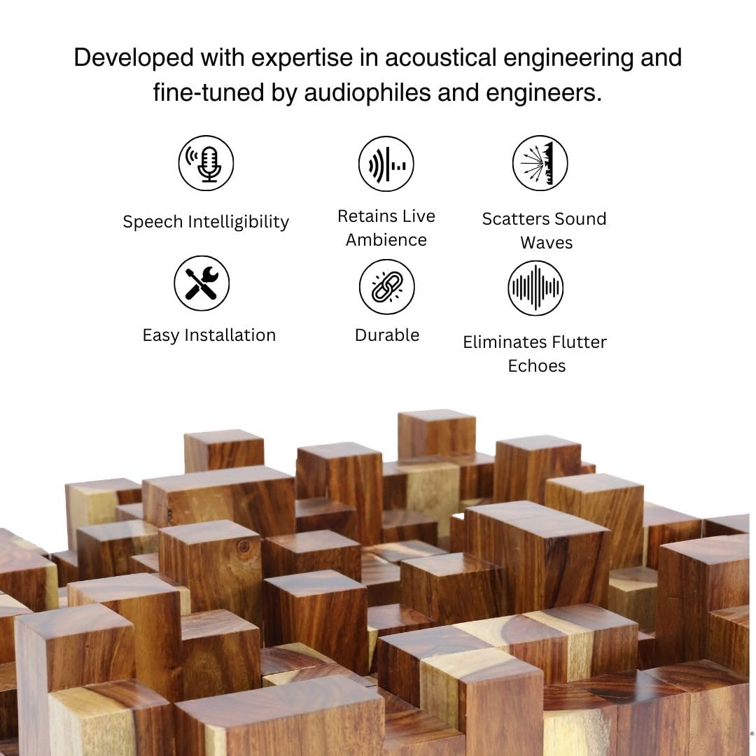 Timber Acoustics Skyline Sound Diffuser