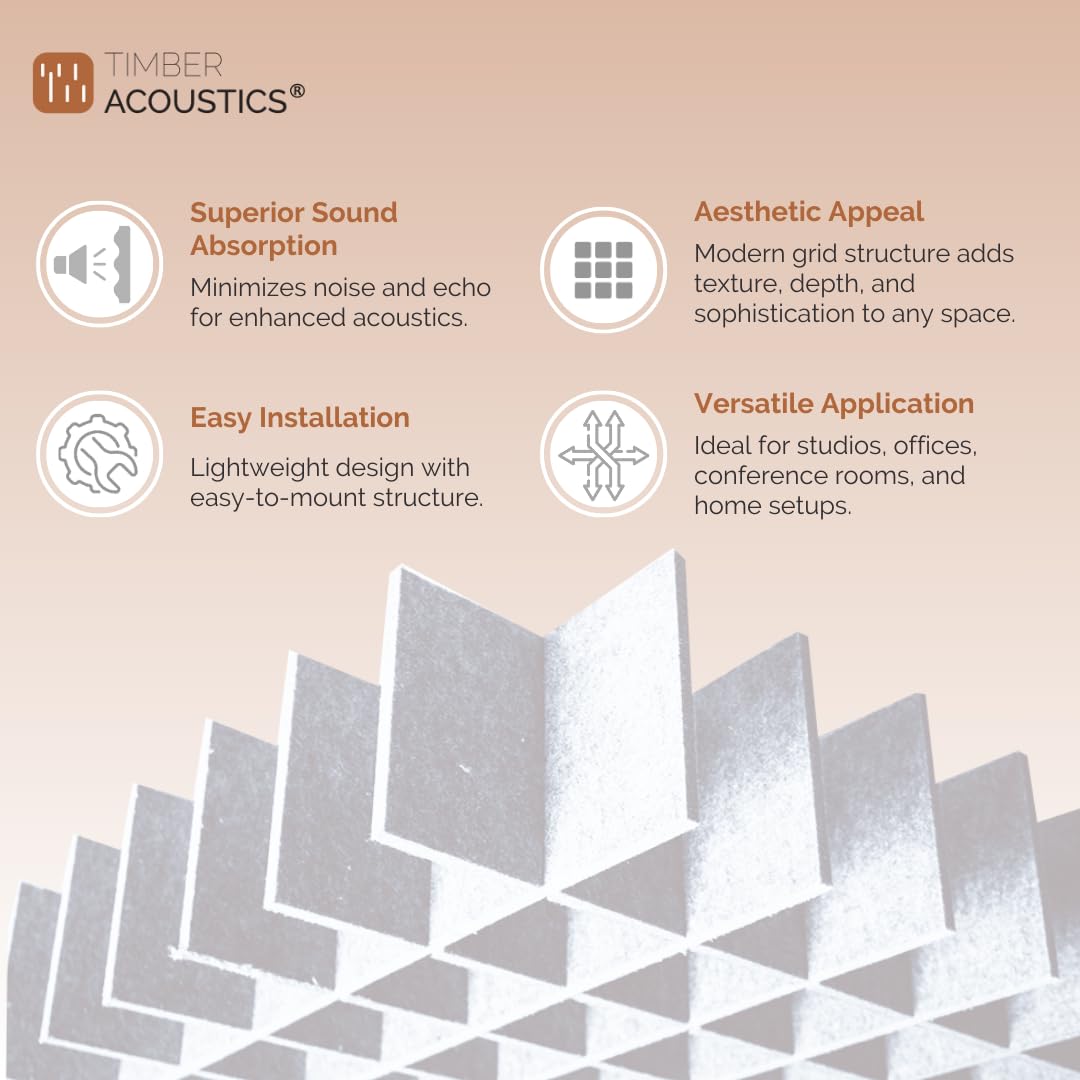 Acoustic Ceiling Grid Cloud for Sound Absorption