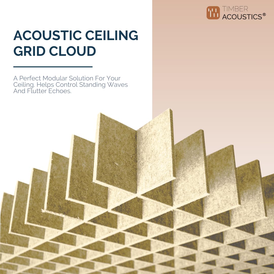 Acoustic Ceiling Grid Cloud for Sound Absorption