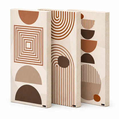 Printed Acoustic Wall Panels Set of 3
