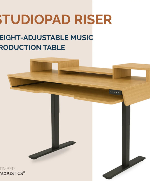 StudioPad Riser, Height Adjustable Music Production Desk