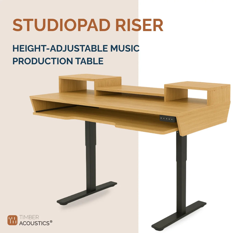 StudioPad Riser, Height Adjustable Music Production Desk