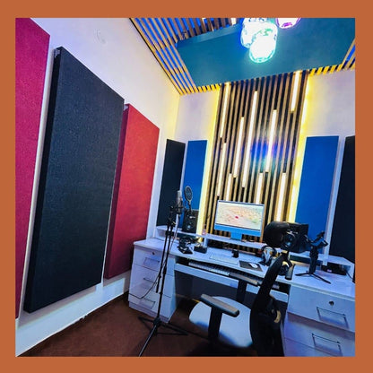 Timber Acoustics X14 Absorption Panels, 1'x4'x3" [SET OF 3]