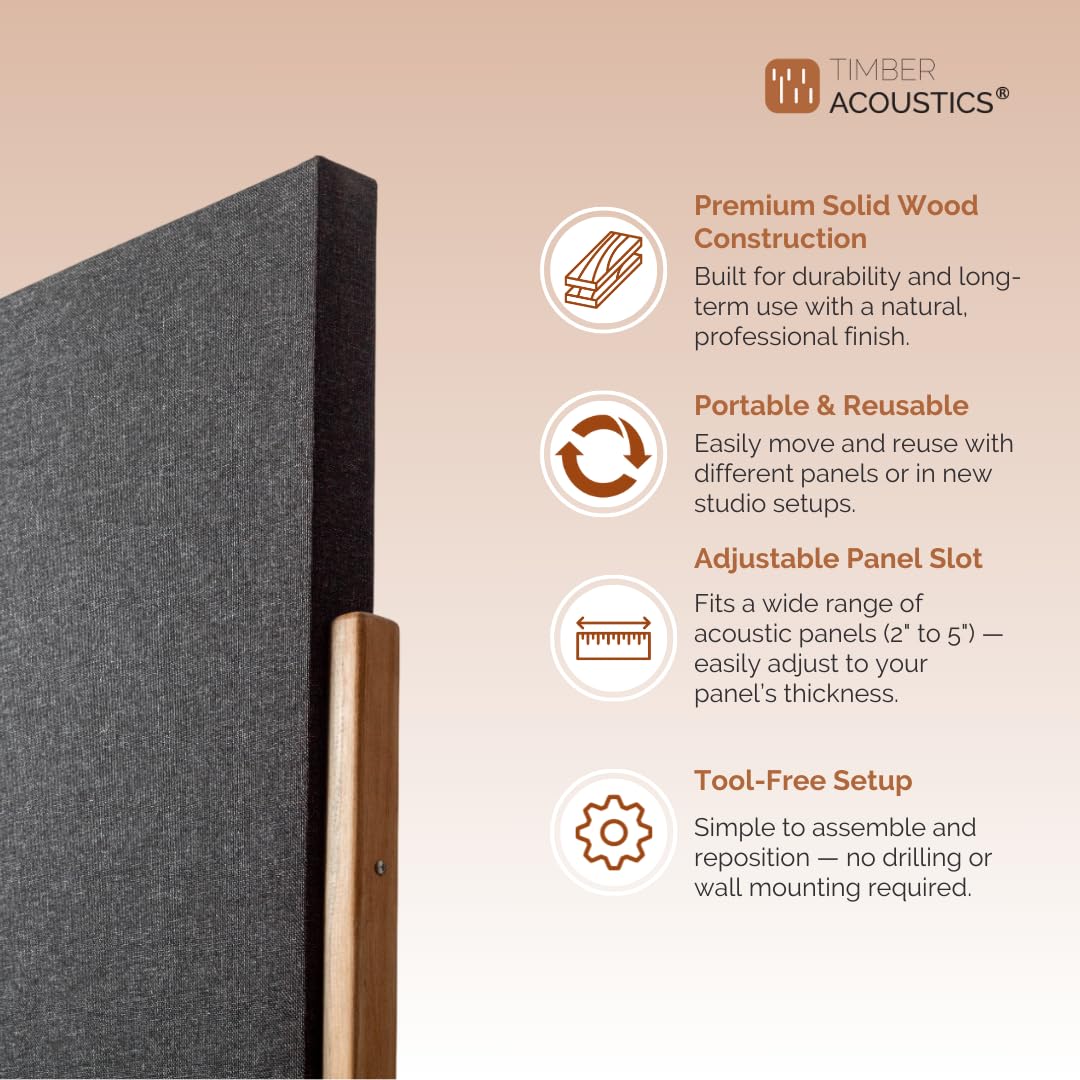 Wooden Stands for Acoustic Panels & QRD