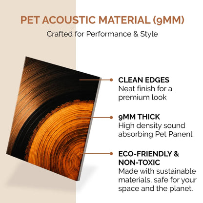 Noise Absorber Acoustic Art Wall Panels for  for Music Studio, 48”x32”