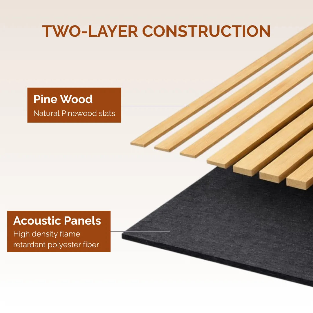 Timber Acoustics Pinewood TimberSlat™ Panels