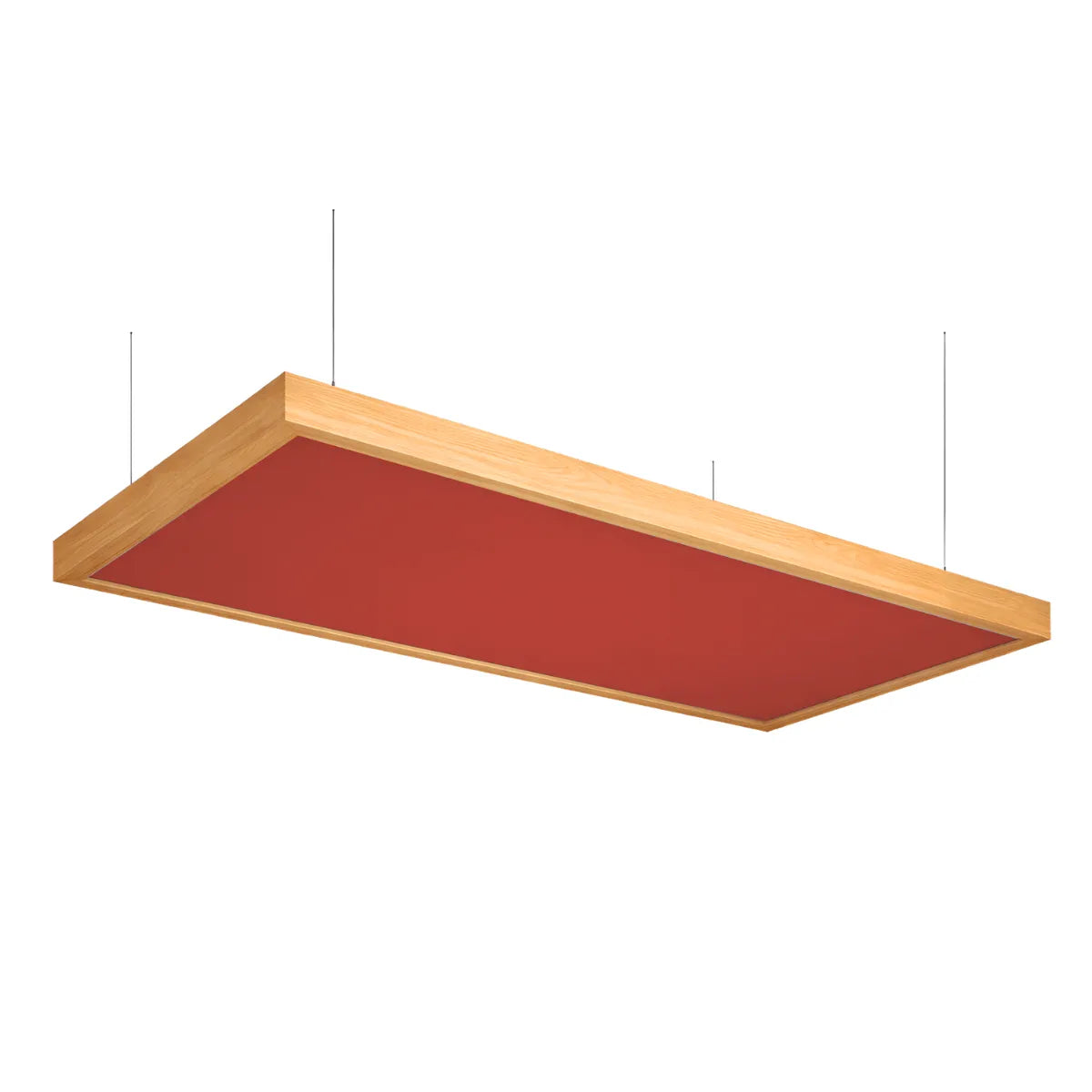 Wooden Frame Ceiling Absorption Panels [Set of 2]