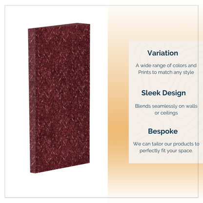 Timber Acoustics Textured Printed Art Panels For Wall