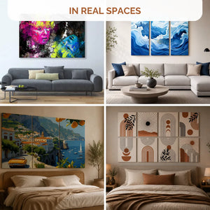 Noise Absorber Acoustic Art Wall Panels for Home, 48”x32”