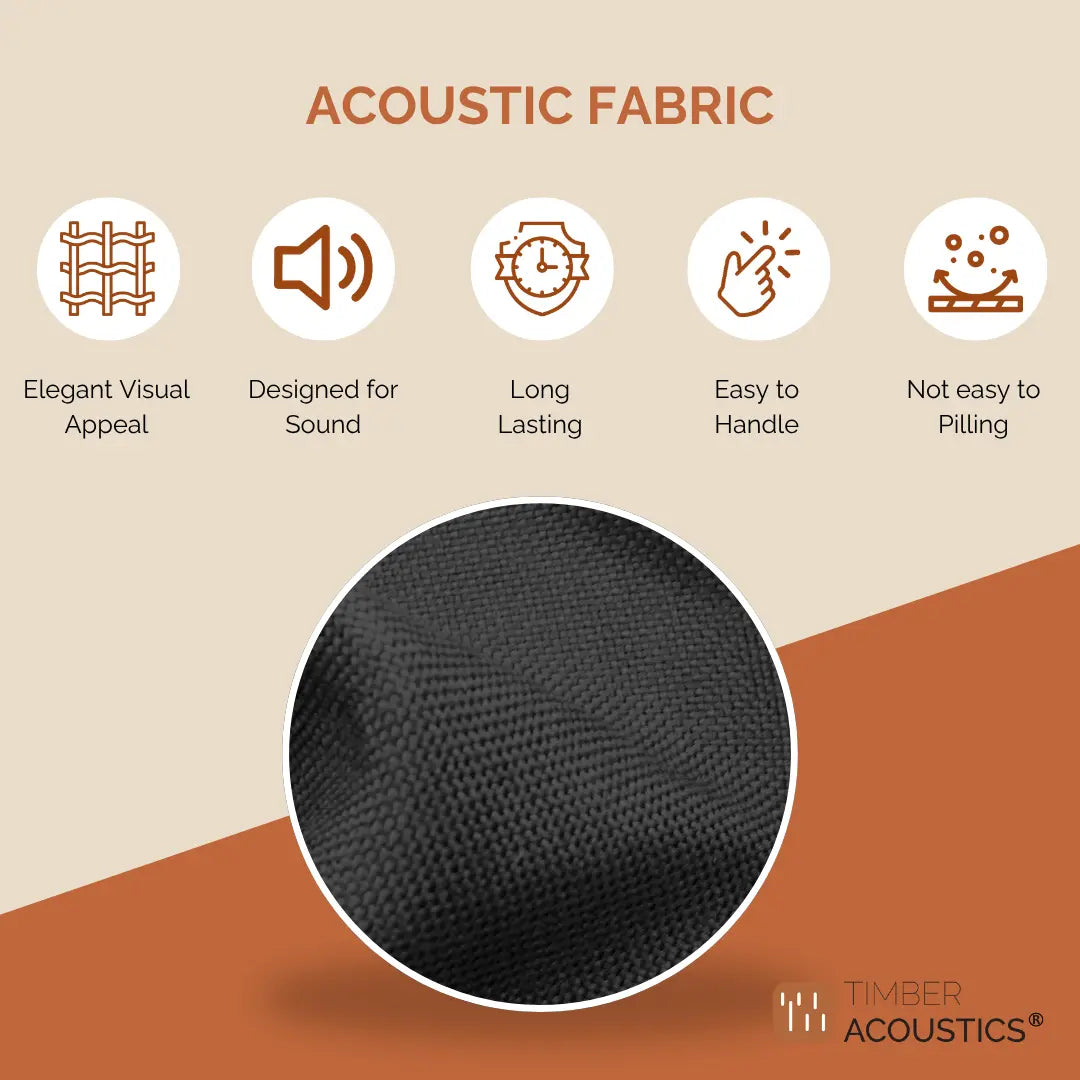 Acoustical Fabric Jute Fabric for DIY Acoustic Panels (1 Meter)