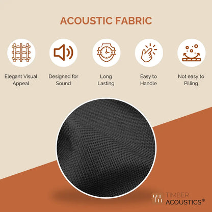 Acoustical Fabric Jute Fabric for DIY Acoustic Panels (1 Meter)