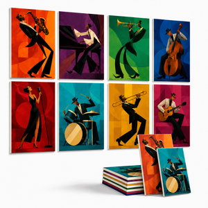 Noise Absorber Acoustic Art Wall Panels for  for Music Studio, 48”x32”