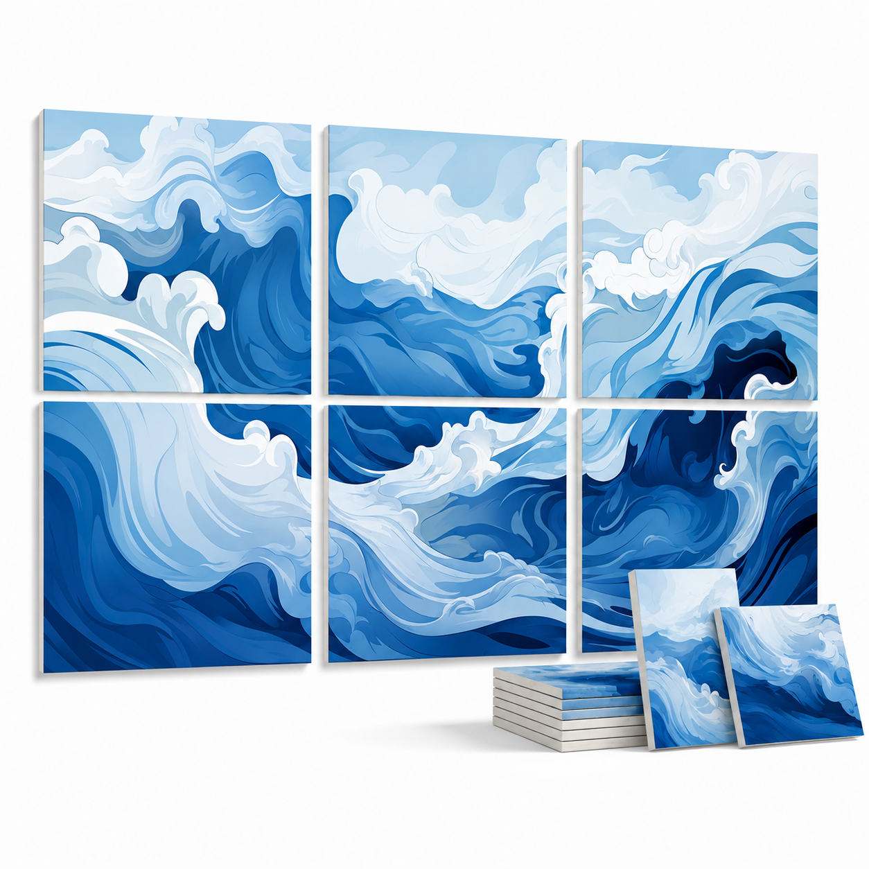 Noise Absorber Acoustic Art Wall Panels for Home, 48”x32”
