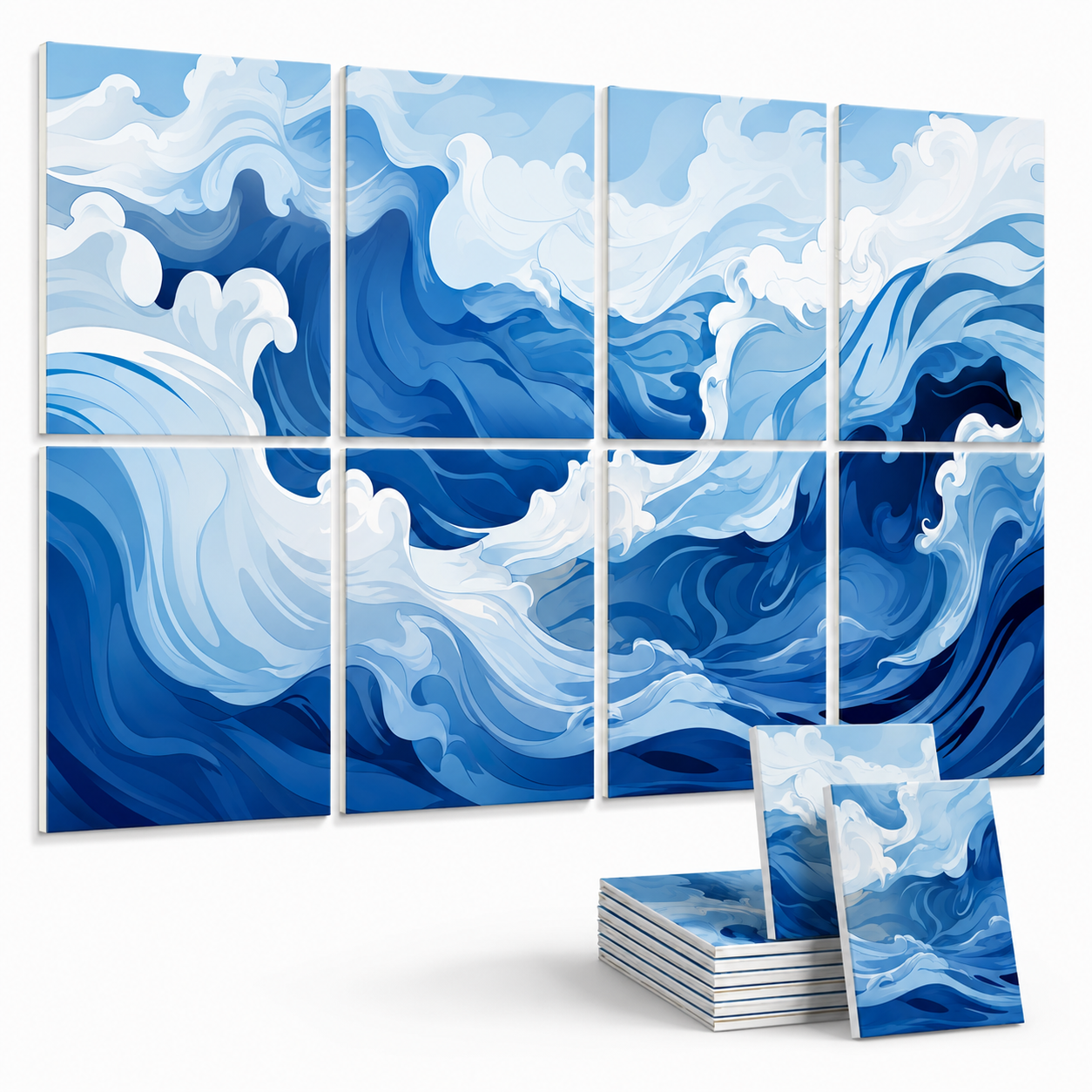 Noise Absorber Acoustic Art Wall Panels for Home, 48”x32”