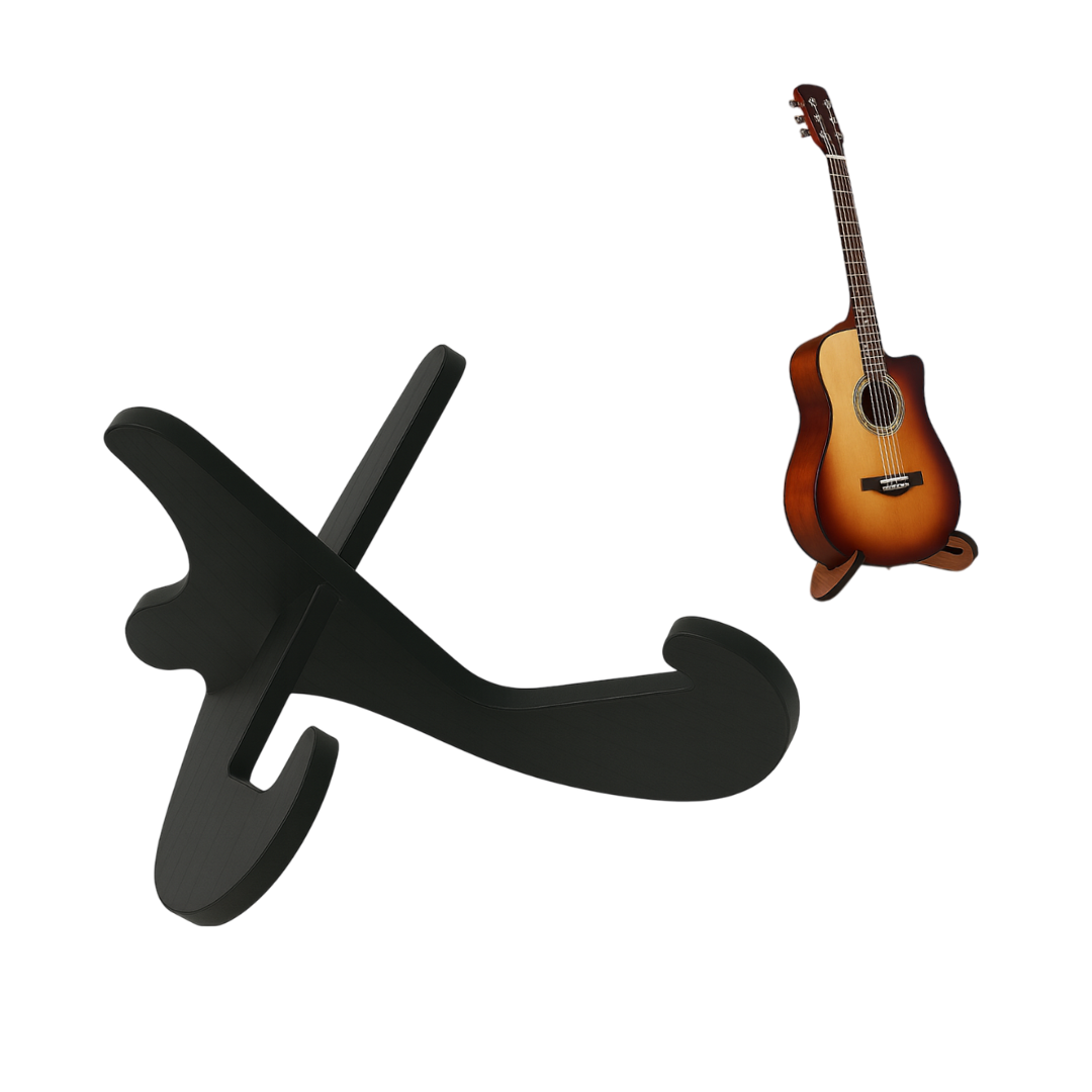 Wooden Floor Guitar Stand for Guitars