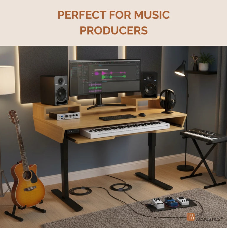 StudioPad Riser, Height Adjustable Music Production Desk